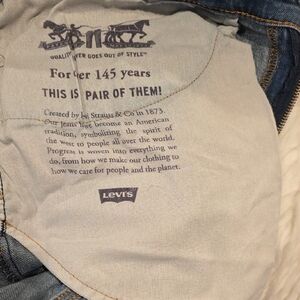 Levi's Light Blue Denim with Beige Pocket Lining